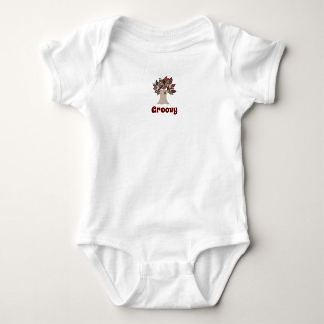 Niedlich Baby One Piece - Groovy Strampler (Vorderseite)