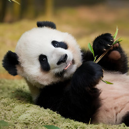 Niedlich Baby Panda