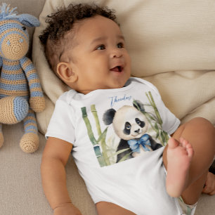 Niedlich Baby Panda Boy Strampler