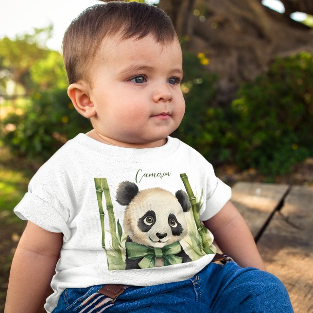 Niedlich Baby Panda Gender Neutral Baby T-shirt (Von Creator hochgeladen)
