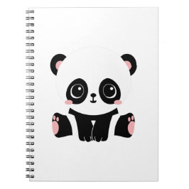 Niedlich Baby Panda Notizblock
