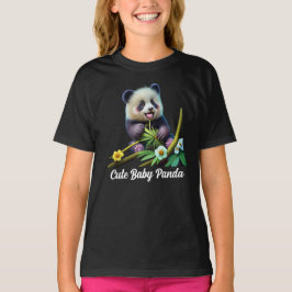 Niedlich Baby Panda T-Shirt