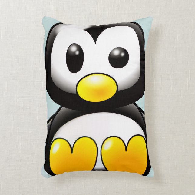 Niedlich Baby Penguin Pillow Dekokissen (Vorderseite(Vertikal))