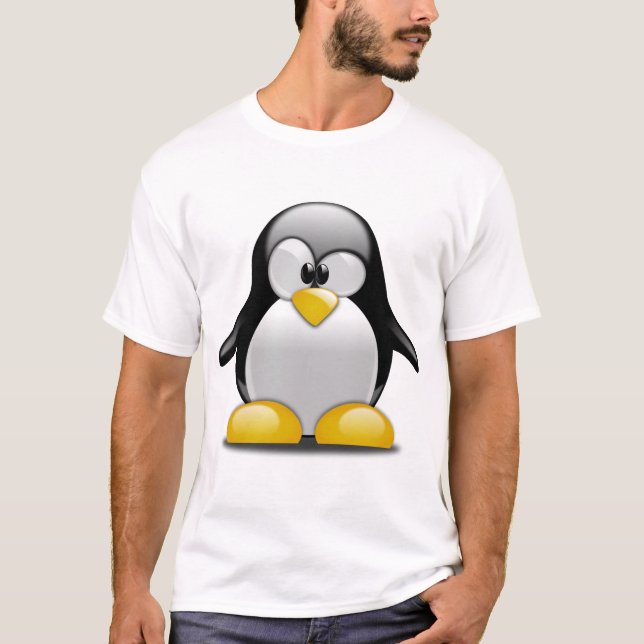 Niedlich Baby Penguin T-Shirt (Vorderseite)