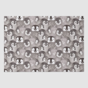 Niedlich Baby Pinguine Pattern  Seidenpapier
