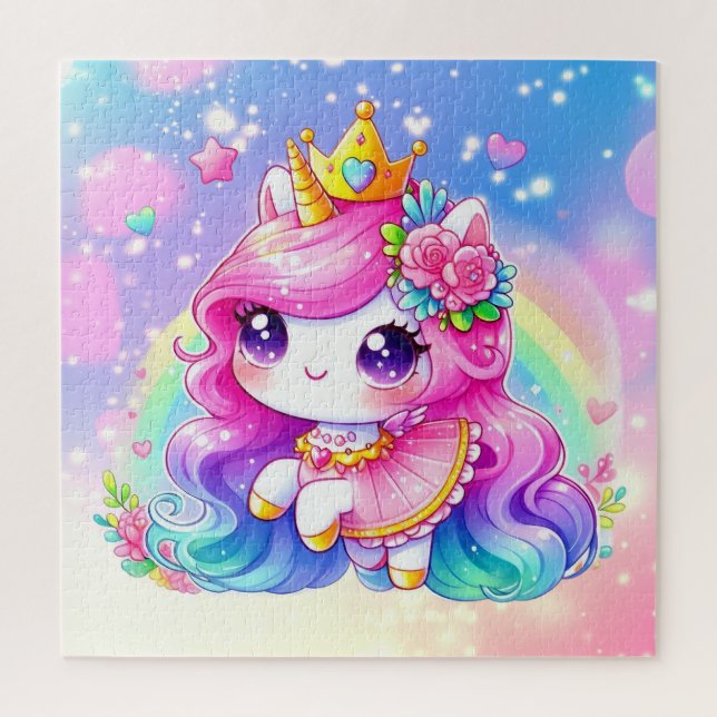 Niedlich Baby Rainbow Unicorn (Vertikal)