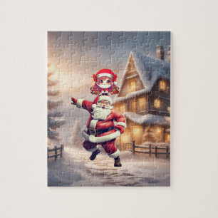 Niedlich Baby Santa Claus Tanz Weihnachtsabend