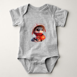 Niedlich Baby Schlange Chinesisch Neujahr 2025 Bab Strampler