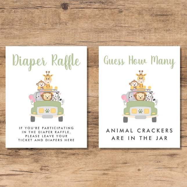 Niedlich Baby Showroom Safari Games Poster Set (Von Creator hochgeladen)