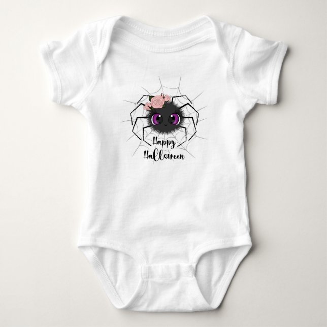 Niedlich Baby Spider Baby Bodysuit Strampler (Vorderseite)