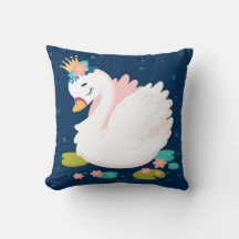 Niedlich Baby Swan Princess White Pink Green Blue