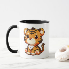Niedlich Baby Tiger Cartoon Tasse
