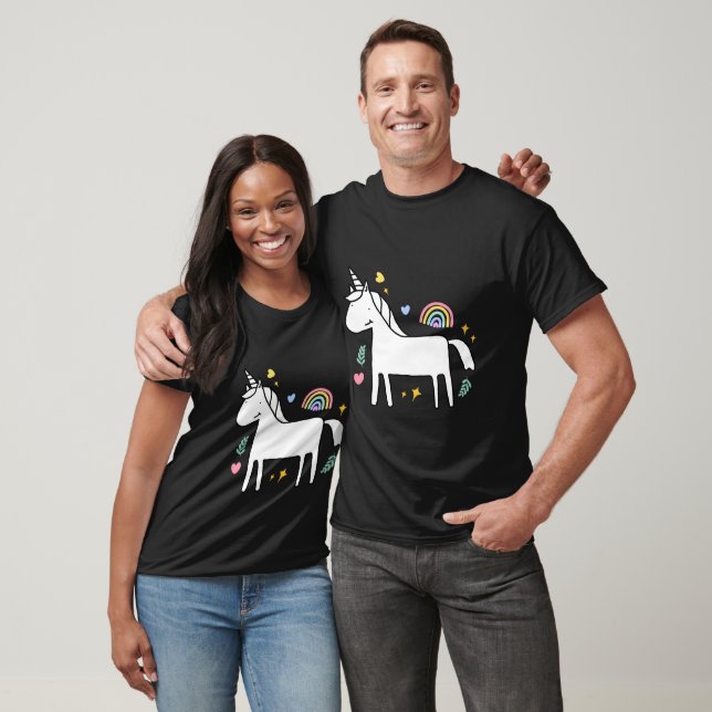 Niedlich Baby Unicorn T-Shirt (Unisex)