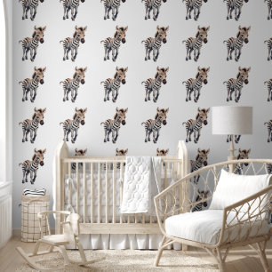 Niedlich Baby Zebra Tiermuster Tapete