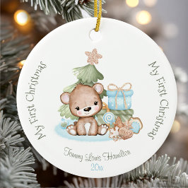 Niedlich Baby's First Christmas Ornament Keramik