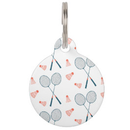 Niedlich Badminton Birdie Racquet Shuttlecock Retr Haustiermarke