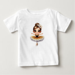 Niedlich Ballerina Baby T-shirt