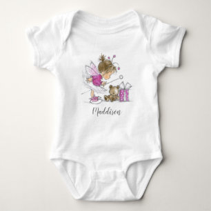 Niedlich Ballerina Fairy Baby Bodysuit Baby Strampler