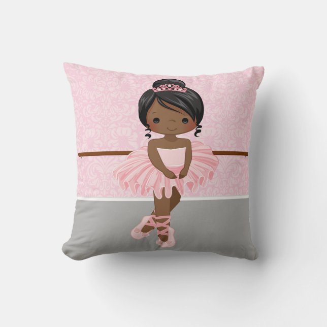 Niedlich Ballerina Kissen (Vorderseite)