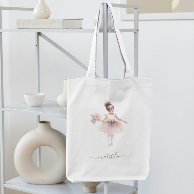 Niedlich Ballerina Whimsical Girlie Name Tragetasche (Von Creator hochgeladen)
