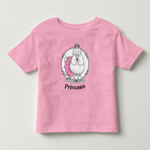 Niedlich Ballet Ballerina Princess Poodle Dog (wei Kleinkind T-shirt