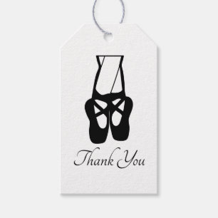 Niedlich Ballet Dancer Legs & Slippers Vielen Dank Geschenkanhänger