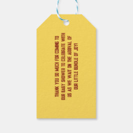 Niedlich Bärenmädchen Kinderdusche Geschenkanhänger