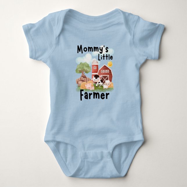 Niedlich Barnyard Animals Baby Bodysuit Baby Strampler (Vorderseite)