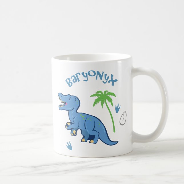 Niedlich Baryonyx Kaffeetasse (Rechts)