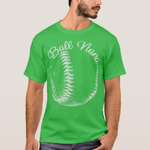Niedlich Baseball Mama Baseball Softball Nana Spor T-Shirt