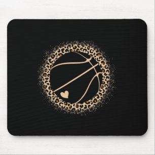 Niedlich Basketball Leopard Print Women Giro Mousepad