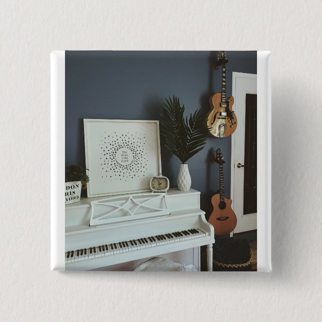 Niedlich Bass Guitar Button (Vorderseite)