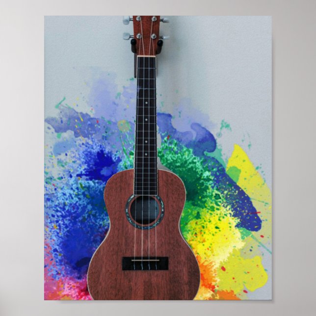 Niedlich Bass Guitar Poster (Vorne)