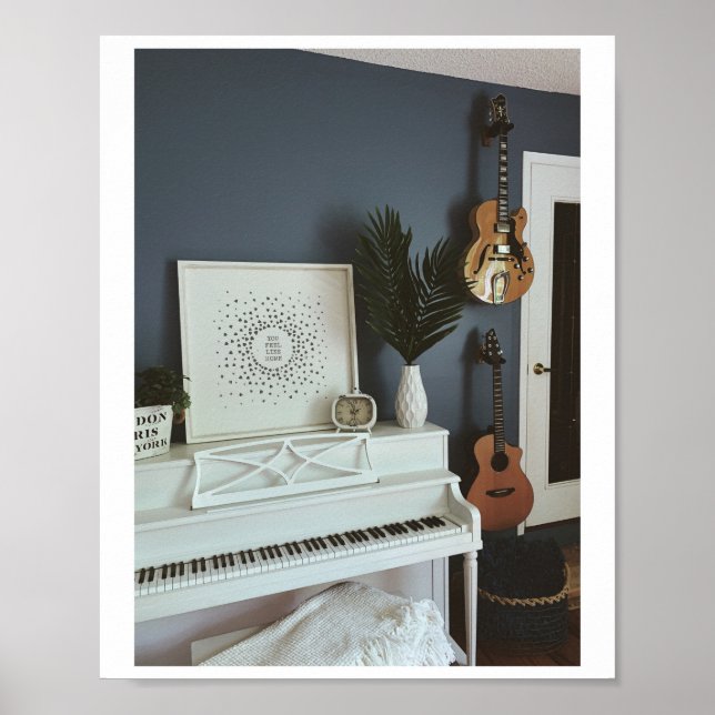 Niedlich Bass Guitar Poster (Vorne)