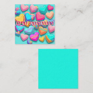 Niedlich "Be My Sweetheart" Candy Valentine's Day Mitteilungskarte