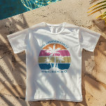Niedlich Beach Sunset Palmen Custom Family Tri-Blend Shirt<br><div class="desc">Dieser niedliche tropische Palmenbaum-T - Shirt mit Tri-Mix eignet sich ideal für einen Sommerurlaub mit Freunden der Uni Studentinnenverbindung oder für einen unterhaltsamen Ausflug mit der Familie. Personalisieren Sie ein Set individueller T - Shirt für Ihre Gruppenreise zum Strand oder einer Wiedersehen.</div>