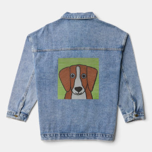 Niedlich Beagle Denim Jacket Jeansjacke
