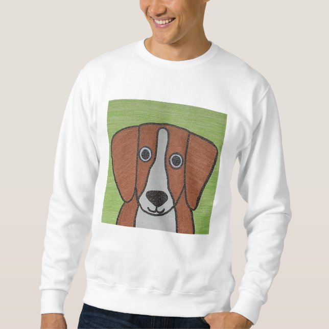 Niedlich Beagle Sweatshirt (Vorderseite)