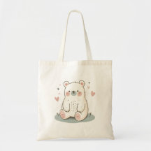 Niedlich Bear Tote Bag | Angenehmes Design