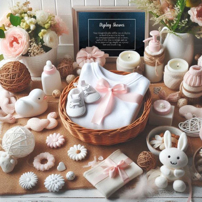 Niedlich Bear Twinkle Twinkle Babydusche Begleitkarte (Von Creator hochgeladen)