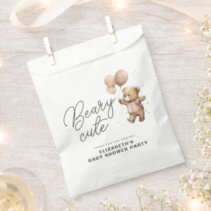 Niedlich Beary Sweet Baby Dusche Party Vielen Dank Geschenktütchen