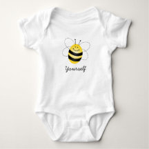 Niedlich Bee Baby Jersey Bodysuit
