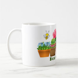 Niedlich Bee Friendly Cactus Flower Garden Kaffeetasse