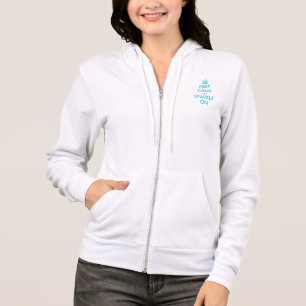 Niedlich behalten Sie Ruhe und funkeln Sie auf Hoodie