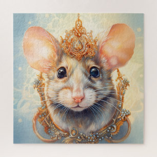 Niedlich Bejewele Mouse Jigsaw Puzzle