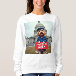 Niedlich Bernie Sanders ist mein Held Sweatshirt