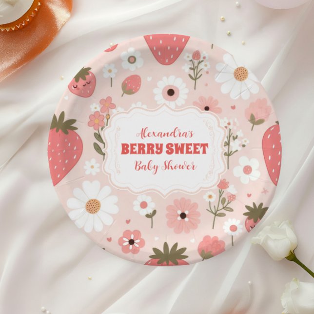 Niedlich Berry Sweet Pink Coquette Pappteller (Von Creator hochgeladen)