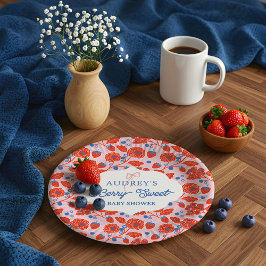 Niedlich Berry Sweet Strawberry Blueberry Babydusc Pappteller