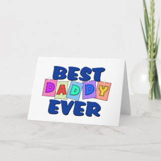 Niedlich Best Daddy EVER Karte