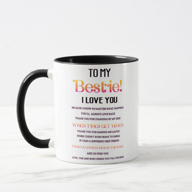 Niedlich Best Friend Wrap Tasse (Links)